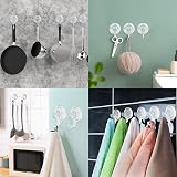 WOVTE Suction Hooks 4 Pack Powerful Vacuum Hangers Up to 3KG Non Slip view 8