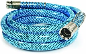 Camco 10ft Premium Drinking Water Hose - Lead and BPA Free, Anti-Kink Design, 20% Thicker Than Standard Hoses 5/8