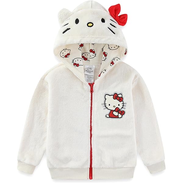 Hello Kitty Sanrio Borg Klompen voor meisjes, tieners vrouwen, US 2,5-7,5, antislip fleece pantoffels, slippers, Kawaii cadeaus voor vrouwen, Wit, 37.5 EU