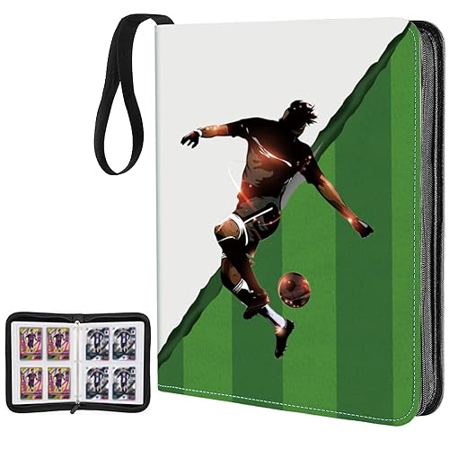 400 Pockets Cards Binder for Football cards,Soccer Cards Binder, Trading Card Holder Album Storage Display Case with Football Card Sleeves for Basketball Card and Soccer Star Card sports card in Dubai - 400 Pockets Cards Binder for Football cards,Soccer Cards Binder, Trading Card Holder Album Storage Display Case with Football Card Sleeves for Basketball Card and Soccer Star Card sports card in Dubai -