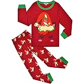 Jxstar Girls Christmas Pajamas Santa Unicorn Pj Set Cotton Pjs Long Sleeve Sleepwear…
