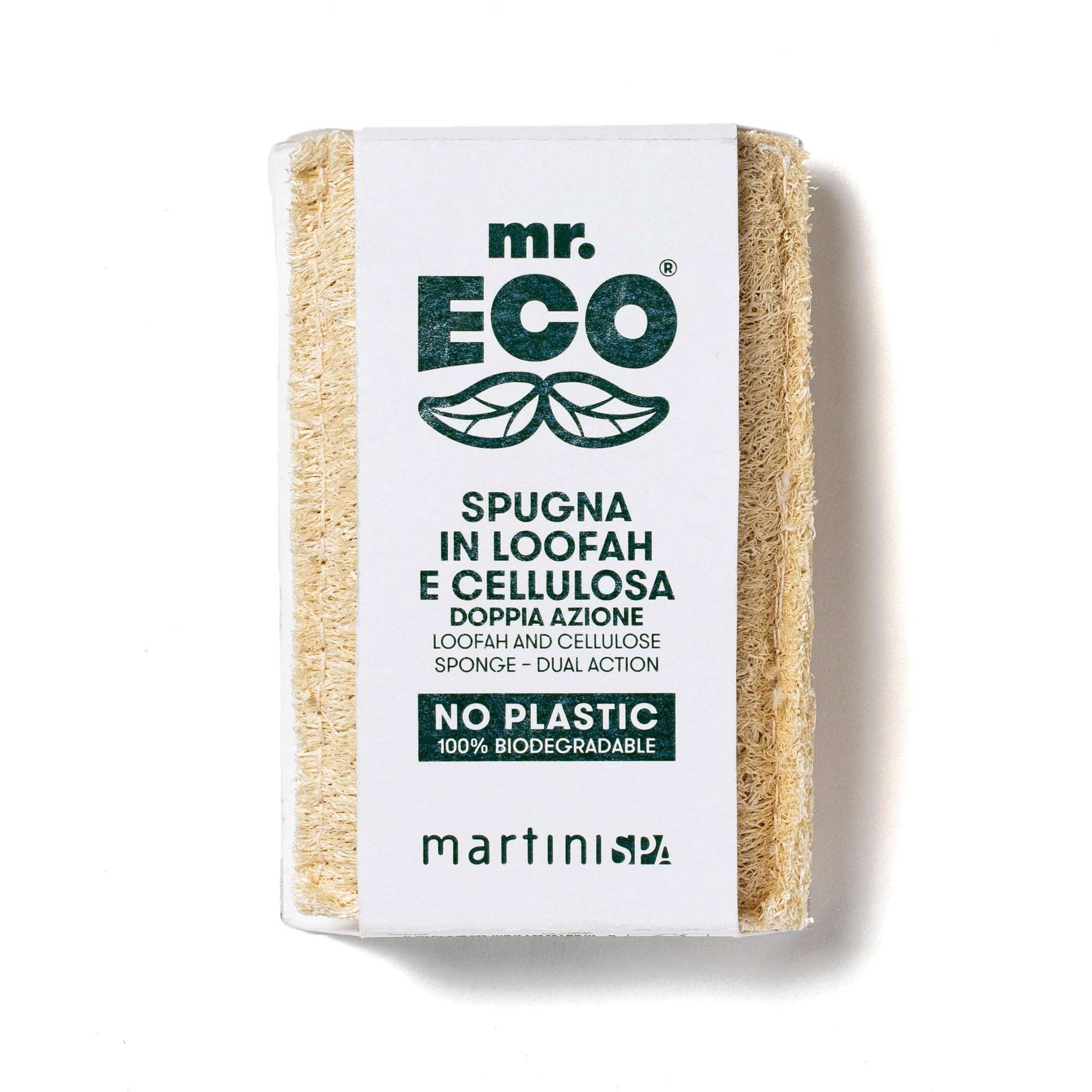 Mr.Eco Martinispa Sponge Natual Loofah and Cellulose Dishes - 30g