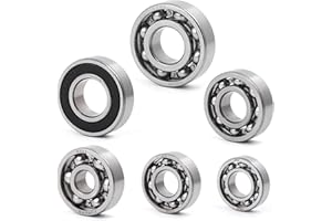 MINHO Mihho GY6 150CC Transmission Bearing Set Compatible with Chinese GY6 4-stroken 152QMI 157QMJ Engine Scooter Mopeds ATV Go Kart, 6 Pieces