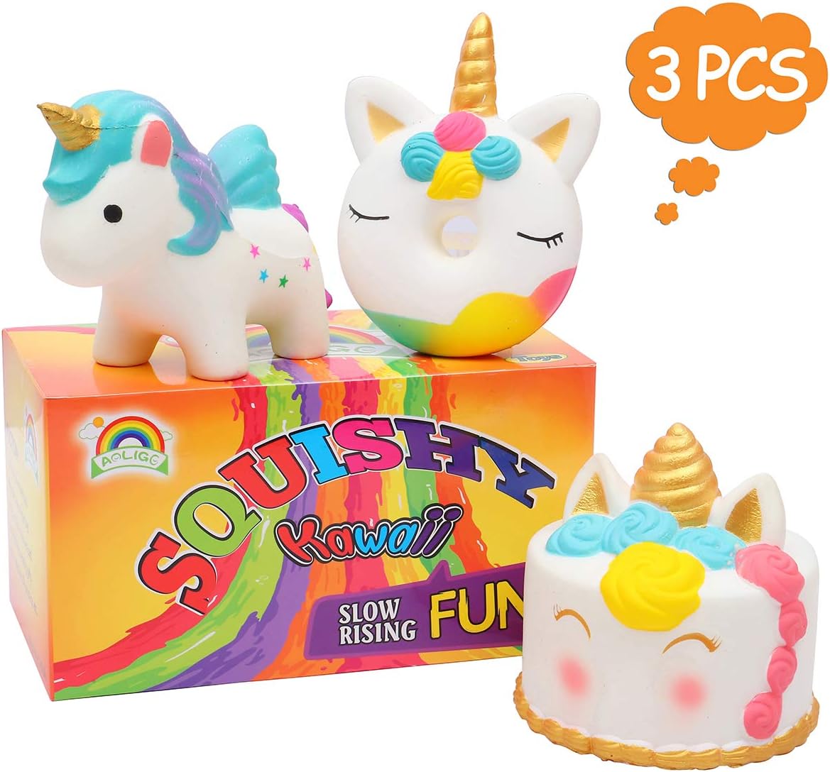 unicorn cake squishy amazon