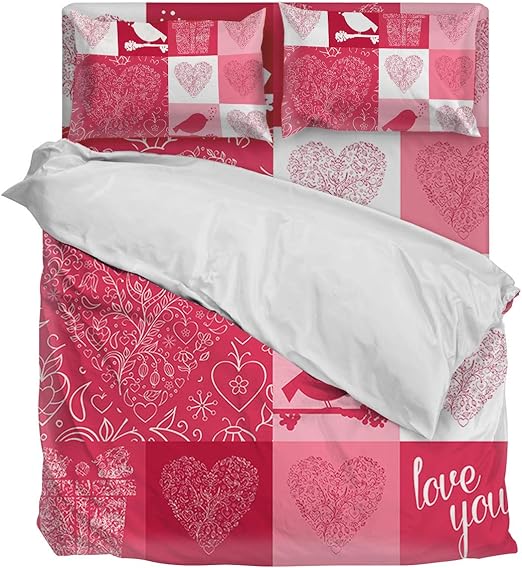 Amazon.com: Fantasy Staring 4 Piece Bedding Sets Duvet Cover Ultra