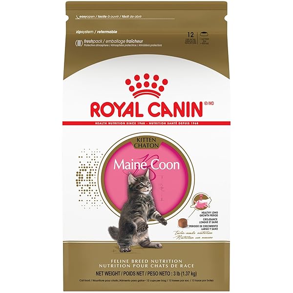 ROYAL CANIN MAINE COON BREED DRY KITTEN FOOD, 3 LB BAG