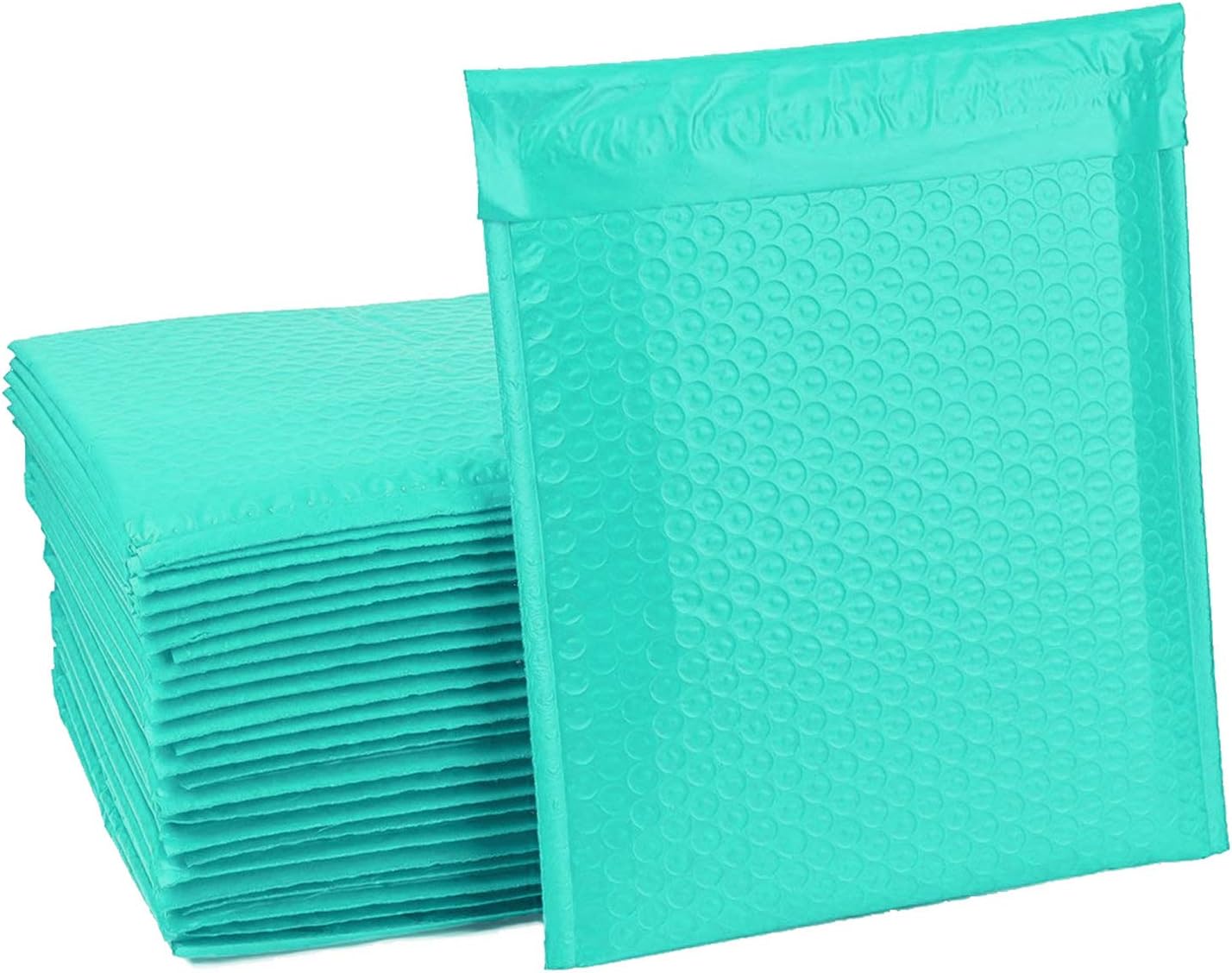 #2 8.5 x 11 inch Padded Envelopes Cushioned Poly Teal Bubble Mailer Self Seal Teal Shipping Envelopes Pack of 20