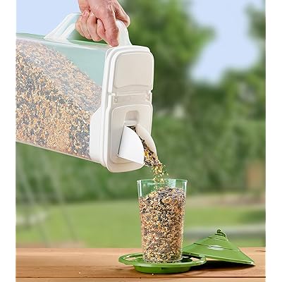 Buddeez Dispenser for Pet Food and Bird Seed