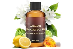AROMADD AROMADD Bergamot Coastal Diffuser Oil Inspired by Luxury Hotel Scent 3.38 Fl Oz (100ml), Aroma Diffuser & Hotel Fragr