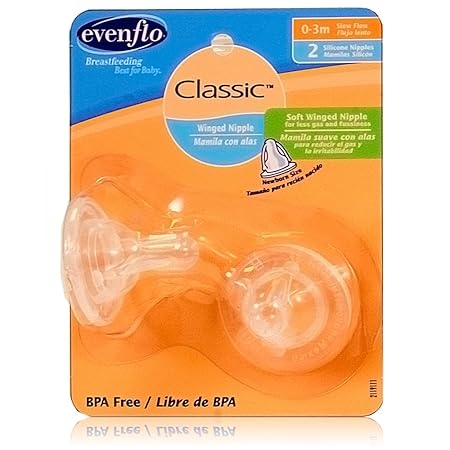 evenflo classic bottle nipples