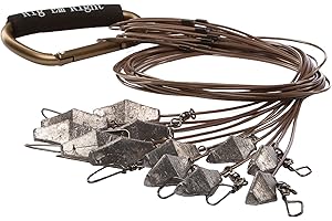 RIG EM RIGHT Rig'Em Right Waterfowl Pre-Rigged Xtreme Coated Tangle Free Cable Decoy Anchors for Duck Hunting