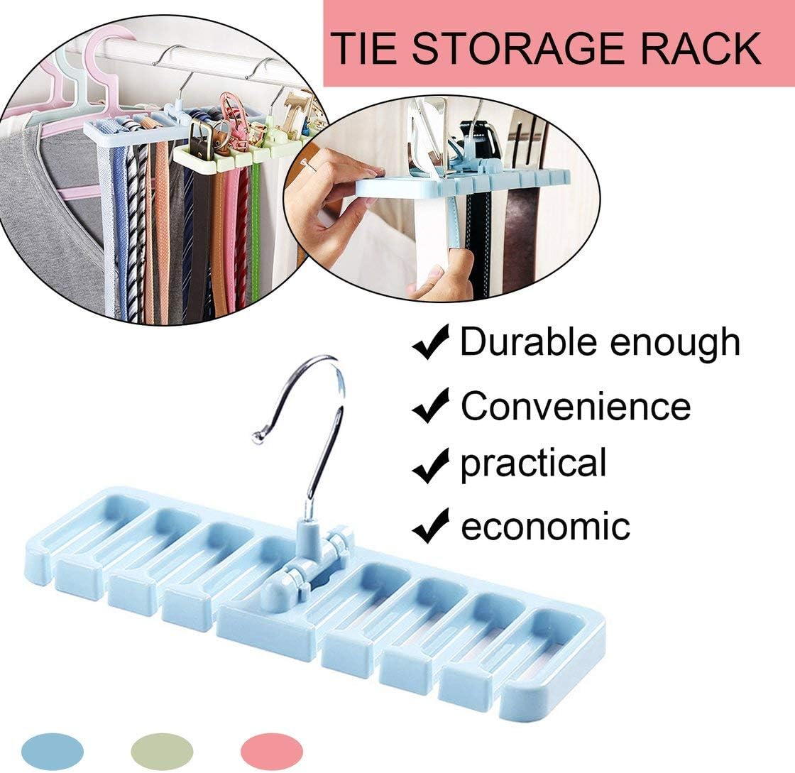Jessicadaphne Rack de Almacenamiento Organizador de cinturón de Corbata