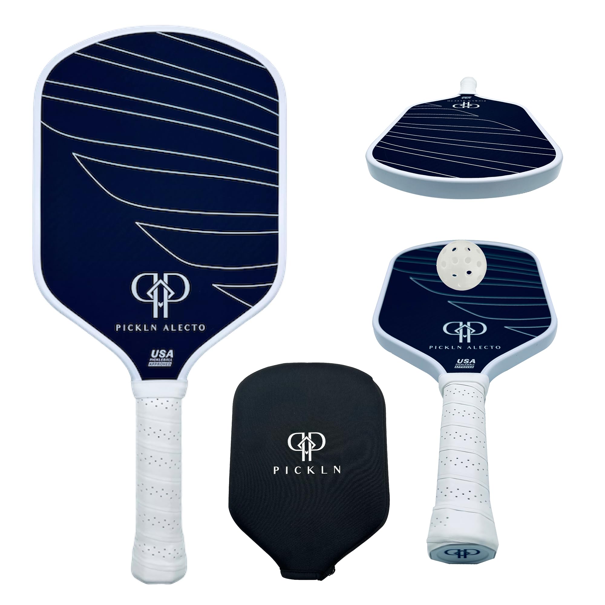 Pickln Helios Pickleball-Paddel - Verlängert, 16 Mm Kern, T700 Kohlefaser, USAPA-zugelassen Für Maximale Kontrolle