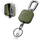 ELV Retractable ID Badge Holder: Heavy Duty Metal