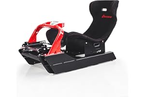 AZRACING CS-Pro Modular Simracing Cockpit | Fully Adjustable | Direct drive Support（CSP Frame+F1 seat）, Compatible with Thrustmaster, Fanatec, Moza Racing on PC, Xbox and PS，for Wheels Up to 38NM