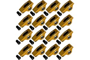 GELUOXI Aluminum Roller Rockers Arms Kit 1.5 Ratio 3/8 Replacement for Chevy Small Block Gen I SBC 327 350 400