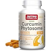 Jarrow Formulas Curcumin Phytosome 500 mg - 60 Veggie Capsules - Formulated with Meriva - Antioxidant Support Supplement - Joint Health & Support - 60 Servings