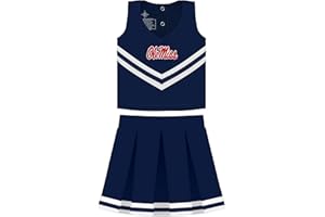 CREATIVE KNITWEAR College Baby Youth Cheerleader Dress-3 Piece Set Top/Skirt/Bloomer