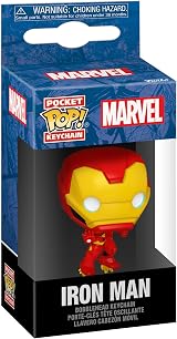 Funko POP! Marvel New Classics Iron Man Keychain Mini Vinyl Figure view 2