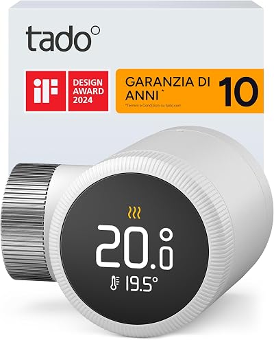 tado Smart Radiator Thermostat X - App & Voice Control, DIY Install, AI Savings
