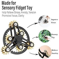 FREELOVE Gear Fidget Spinner for Adults, Mini Tiny