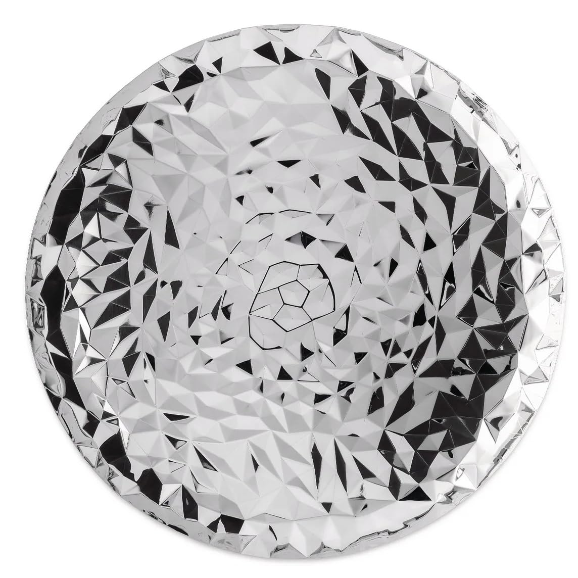 Alessi Joy N.3 Round Tray, Silver