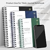 EMS HOI A4 Notebook 300 Pages 100gsm PVC Cover Spiral Blue 21.5x27.9cm view 4