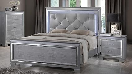 Amazon Com Soflex Tinley Silver Finish Diamond Tufted