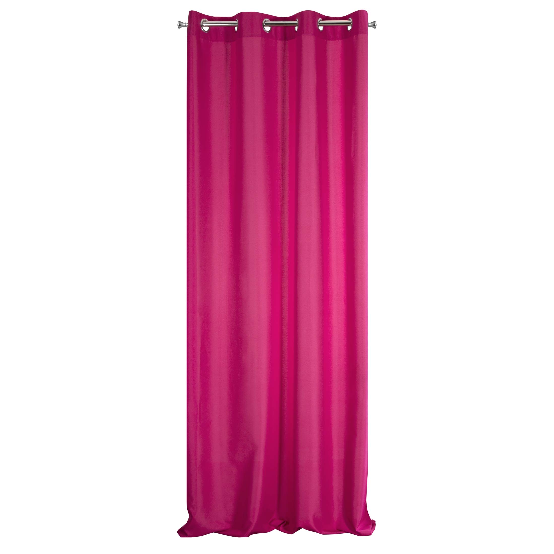 Eurofirany ADORE Semi Sheer Curtain with Eyelets - 1 Unit, Window Curtain, Semi Transparent, for Bedroom Living Room Lounge Kitchen, 140g m², W55 x L98, Amaranth