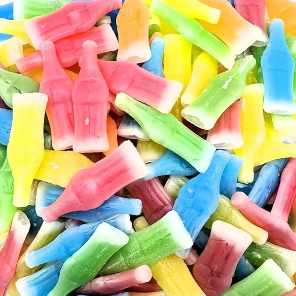 WAX BOTTLE CANDY – RETRO JUICE-FILLED MINI BOTTLES...