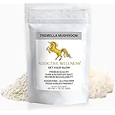 Addictive Wellness Tremella Mushroom Extract Powder Wood Grown Pure & Potent (50 Grams)