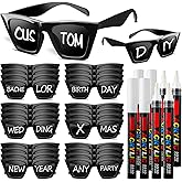 Flutesan Personalized Sunglasses Party Favors Bulk Custom Sunglasses Markers for Adult DIY