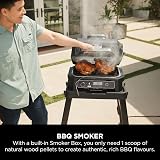 Ninja Woodfire Pro XL Electric BBQ Grill & Smoker 4 in 1 Grey/Black view 6