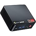 Beelink SER5 PRO Mini PC,AMD Ryzen 7 5850U(up to 4.4 GHz,8C/16T),Mini Computer with 32GB DDR4/500GB NVMe SSD,Support Triple Screen Display(HDMI+DP+Type-C),WiFi6,BT5.2,Type-C,Gigabit LAN