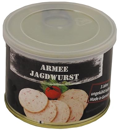 MFH 6 Dosen Armee Jagdwurst, 190 g, 7% Mwst.