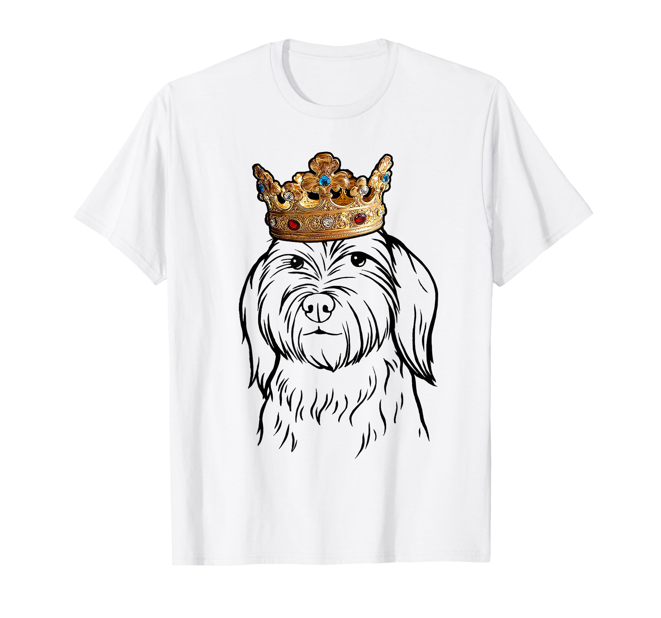 Australian Labradoodle Dog Wearing Crown T-Shirt
