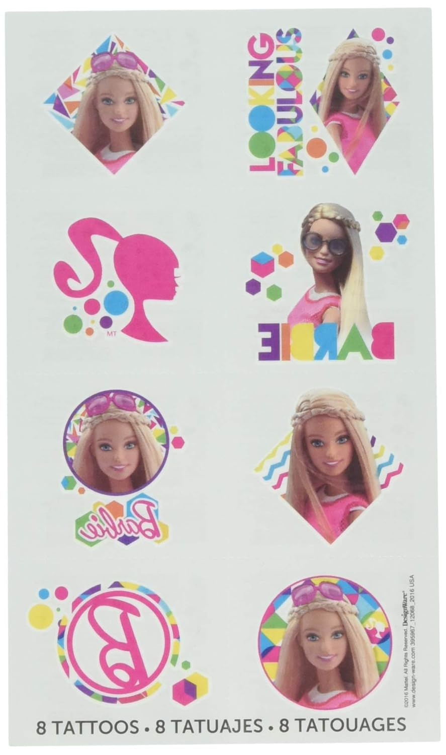 Buy Barbie Sparkle Temporary Tattoo Birthday Favour And Prize