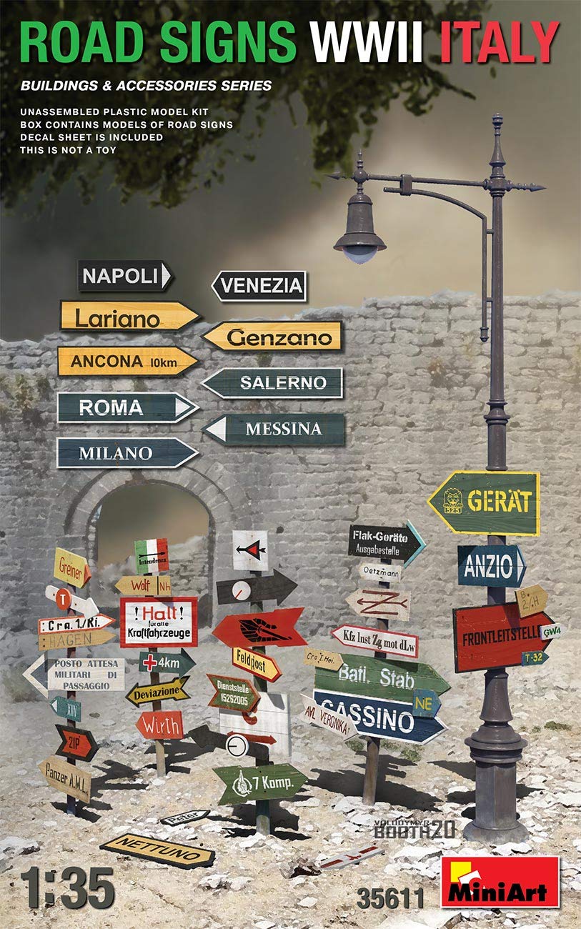 Miniart 1:35 - Road Signs WWII Italy