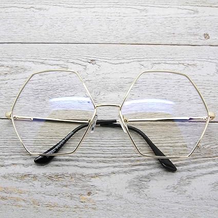 gafas doradas de moda