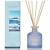 Cocorrína Reed Diffuser - Ocean Breeze 6.76oz Diffuser with Sticks Home Fragrance Essential Oil Reed Diffuser for Home Bedroo