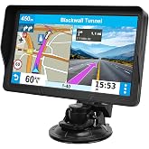 9" GPS Navigator for Car Truck RV, GPS Navigation System with 2026 Maps Free Lifetime Updates, Custom Truck Routing, Speed Ca