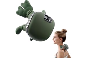 Luxulist Neck Massager for Pain Relief with Heat Deep Tissue Shiatsu Neck and Shoulder Massager Bionic Hand Design for Muscle