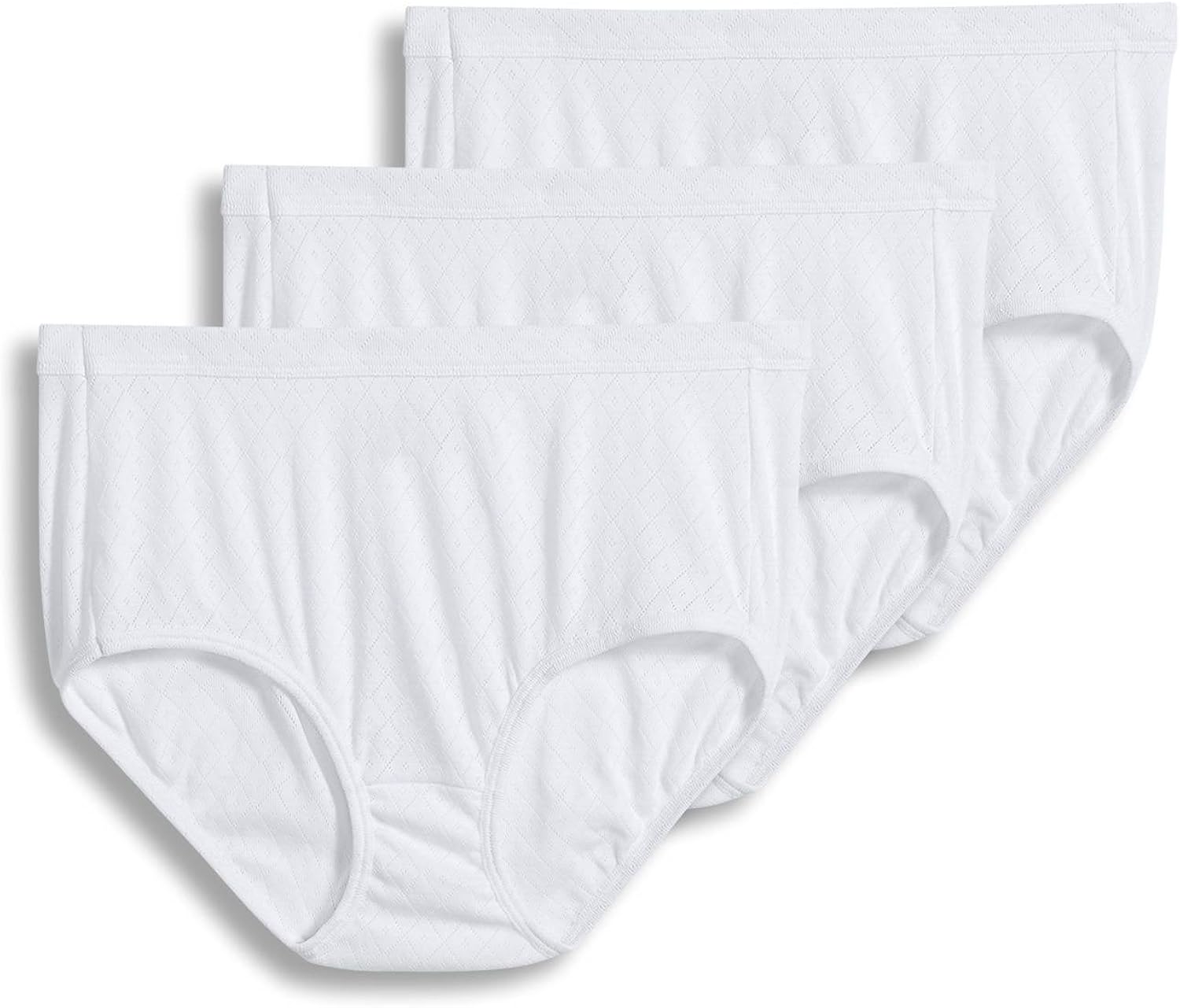 Jockey Women's Underwear Elance Breathe Brief - 3 Pack at  Women’s Clothing store
