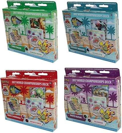 Amazon Com Pokemon 2017 World Championship Decks Bundle Of 4