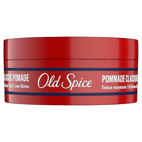 OLD SPICE CLASSIC POMADE FOR MEN, MEDIUM HOLD WITH LOW SHINE, 2.22 OZ