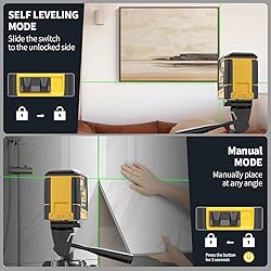 LPYBP 360° Laser Level with Tripod,100ft/30m Self