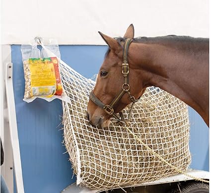 Neftf Slow Feed Hay Net Bag Full Day Horse Feeding Freedom Feeder