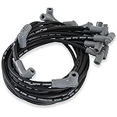 MSD 35593 Super Conductor Spark Plug Wire Set, Black