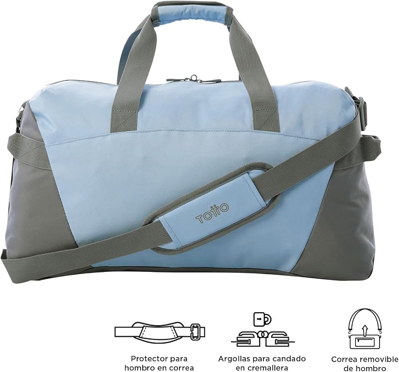 - Saco Desportivo, Modelo Pro M Ativo, 64 x 30 x 22 cm, capacidade de 35 L, alça para a mão, alça ajustável para o ombro, anéis principais de fecho com fecho, Impressão Angel Falls