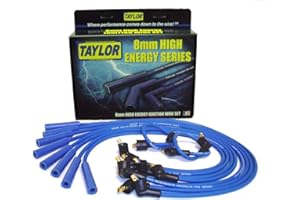 Taylor Cable 64671 Hi-Energy Spark Plug Wire Set, Blue